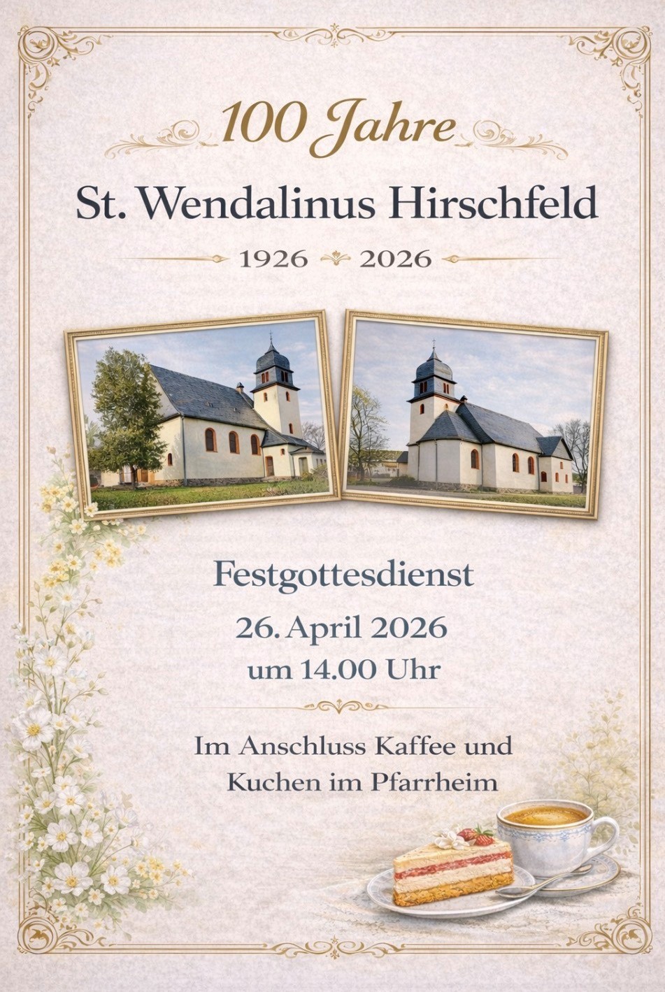 100 Jahre St. Wendalinus Hirschfeld