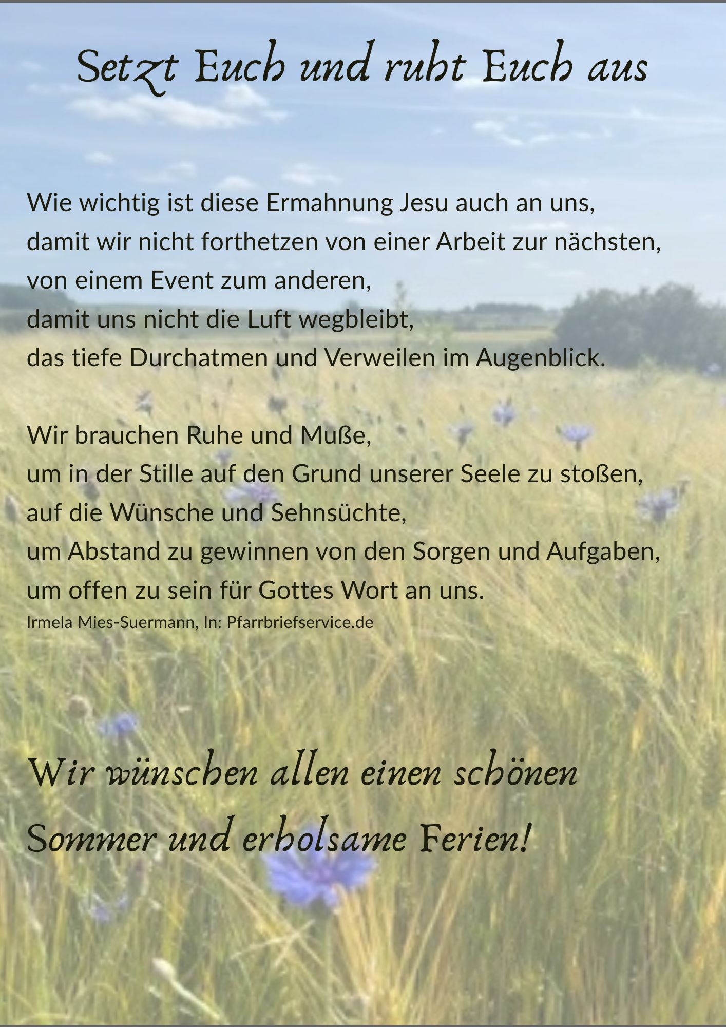 Dein Abschnittstext