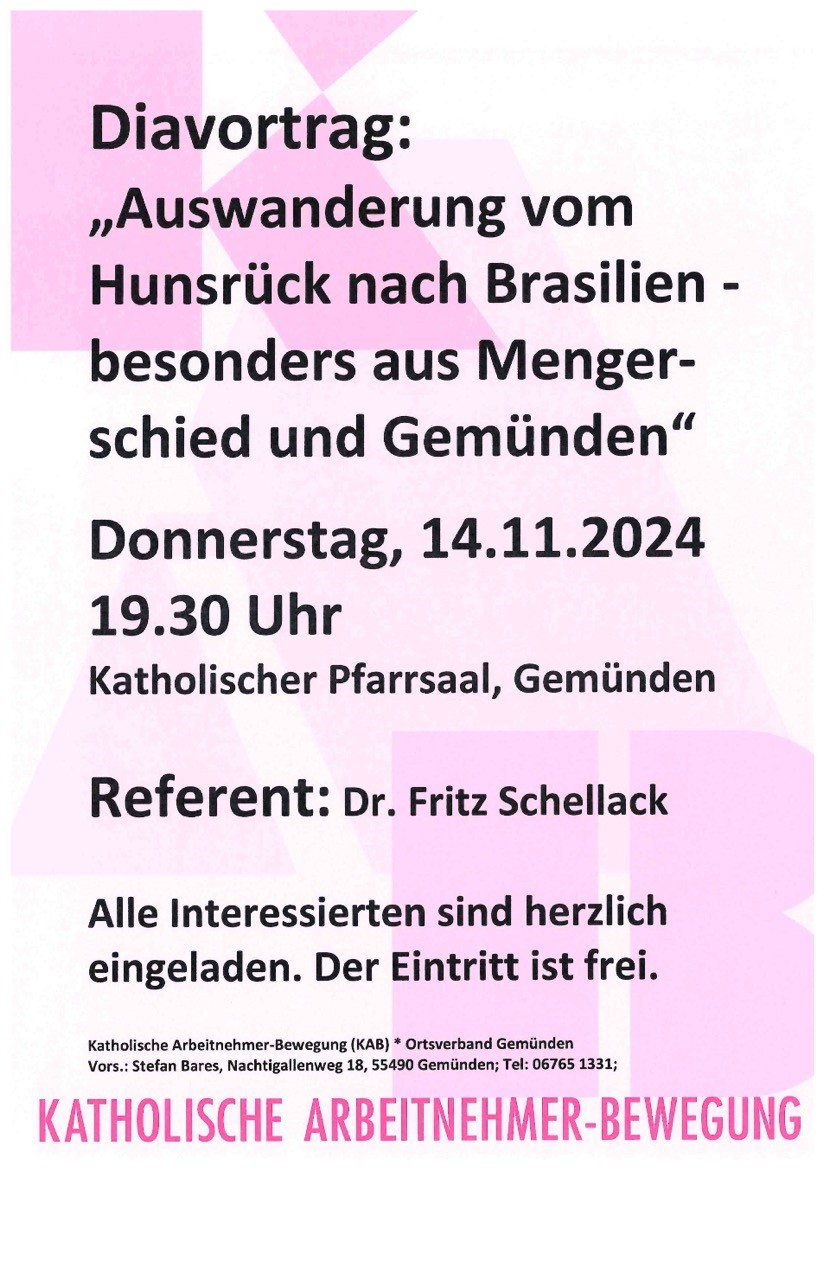 Diavortrag Gemünden