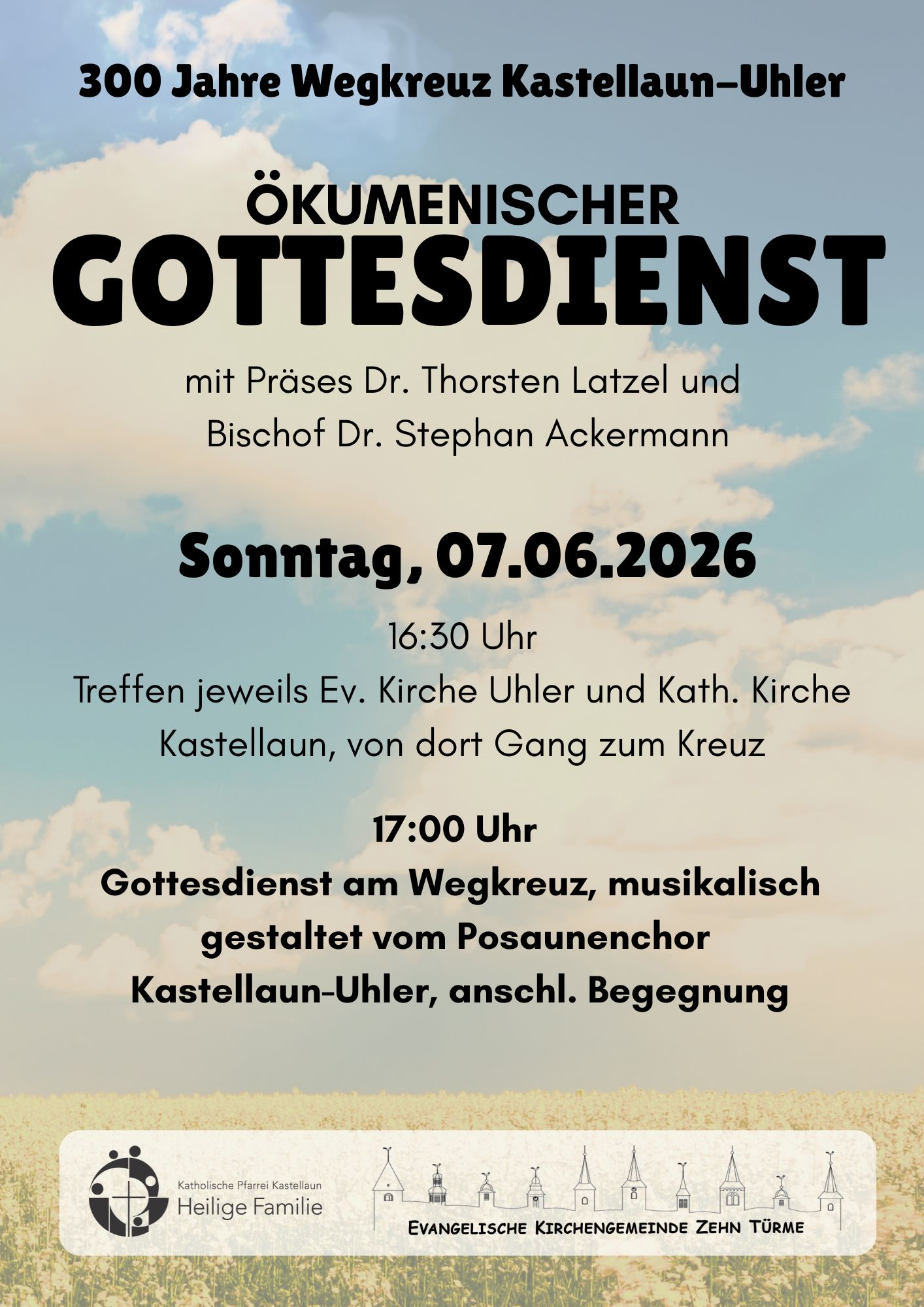 Ökum Gottesdienst Wegkreuz