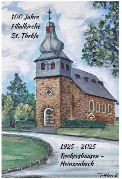St. Thekla Reckershausen, gemalt von Paul Heck