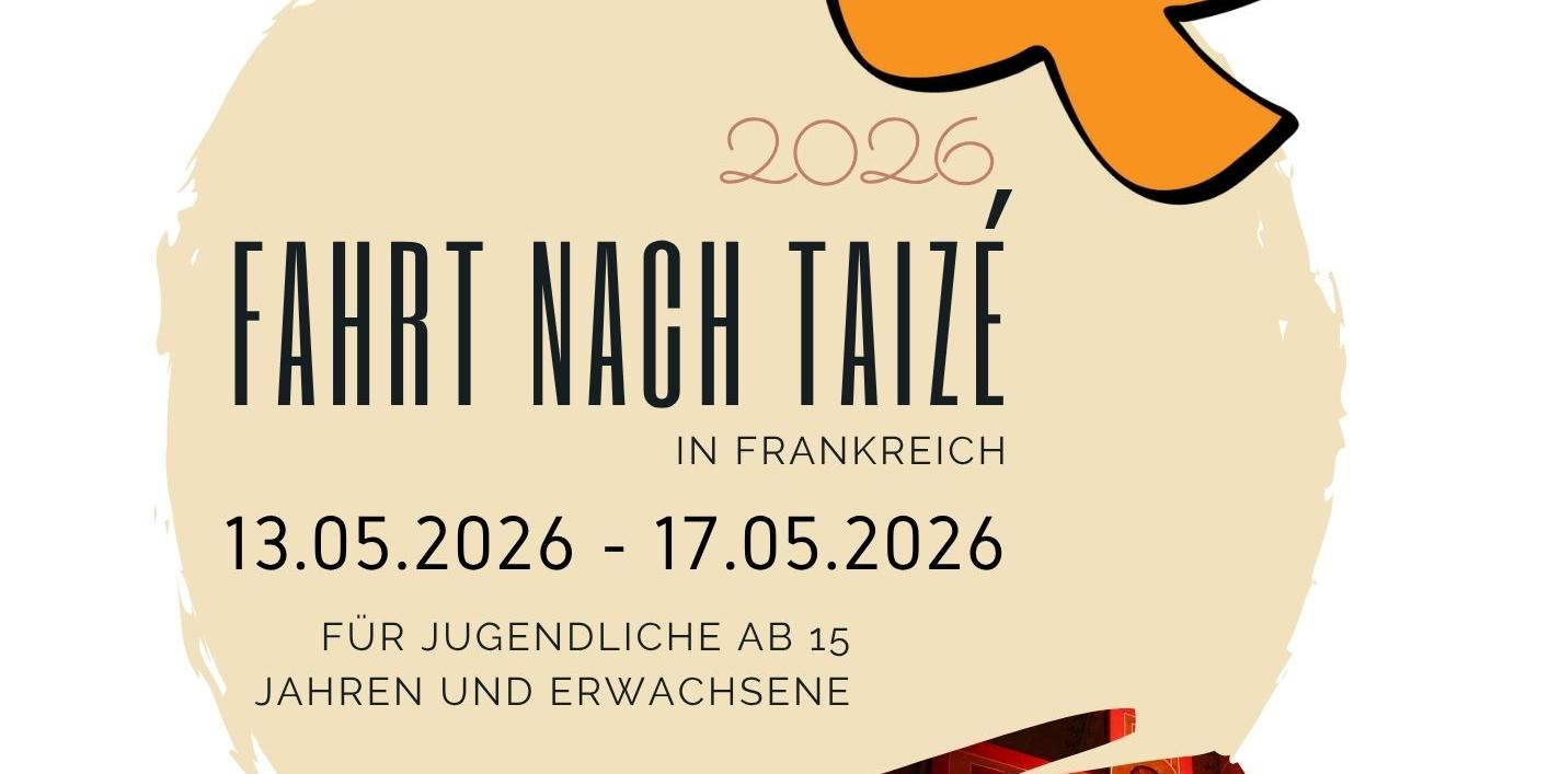 aktueller Flyer Taizefahrt 2026