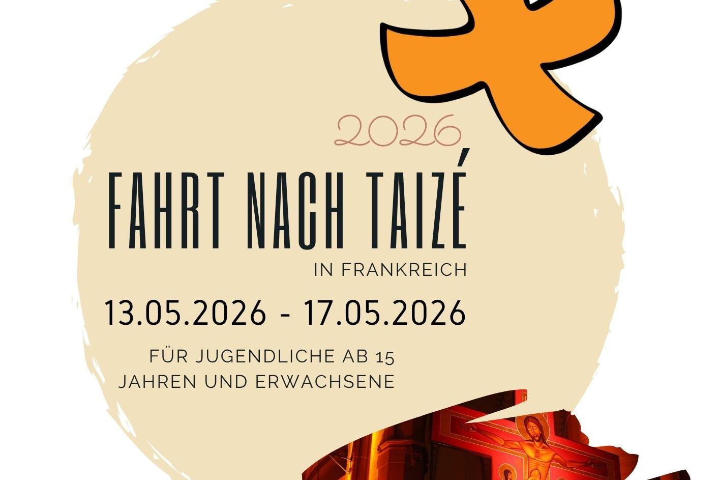 aktueller Flyer Taizefahrt 2026